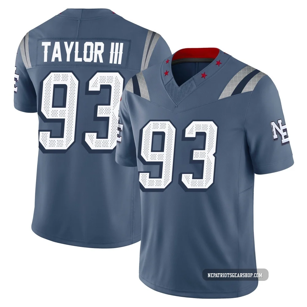 Leonard Taylor III ＃93 New England Patriots Limited Storm 2025 Rivalries Collection Jersey - Men's Blue