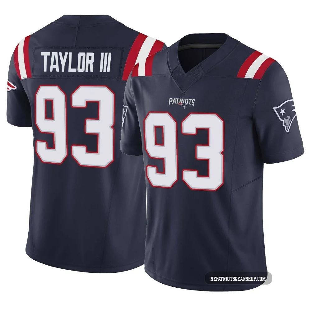 Leonard Taylor III ＃93 New England Patriots Limited Vapor F.U.S.E. Jersey - Men's Navy