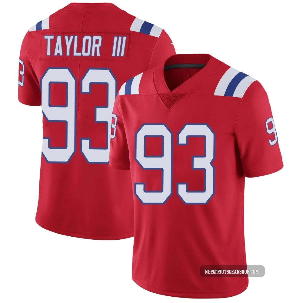 Leonard Taylor III ＃93 New England Patriots Limited Vapor Untouchable Alternate Jersey - Men's Red