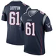 Lester Cotton ＃61 New England Patriots Legend Jersey - Youth Navy