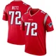 Lorenz Metz ＃72 New England Patriots Legend Inverted Jersey - Men's Red