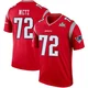 Lorenz Metz ＃72 New England Patriots Legend Inverted Super Bowl LX Patch Jersey - Youth Red
