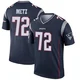 Lorenz Metz ＃72 New England Patriots Legend Jersey - Men's Navy