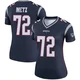 Lorenz Metz ＃72 New England Patriots Legend Jersey - Women's Navy
