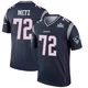 Lorenz Metz ＃72 New England Patriots Legend Super Bowl LX Patch Jersey - Youth Navy