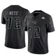 Lorenz Metz ＃72 New England Patriots Limited Reflective Super Bowl LX Patch Jersey - Men's Black