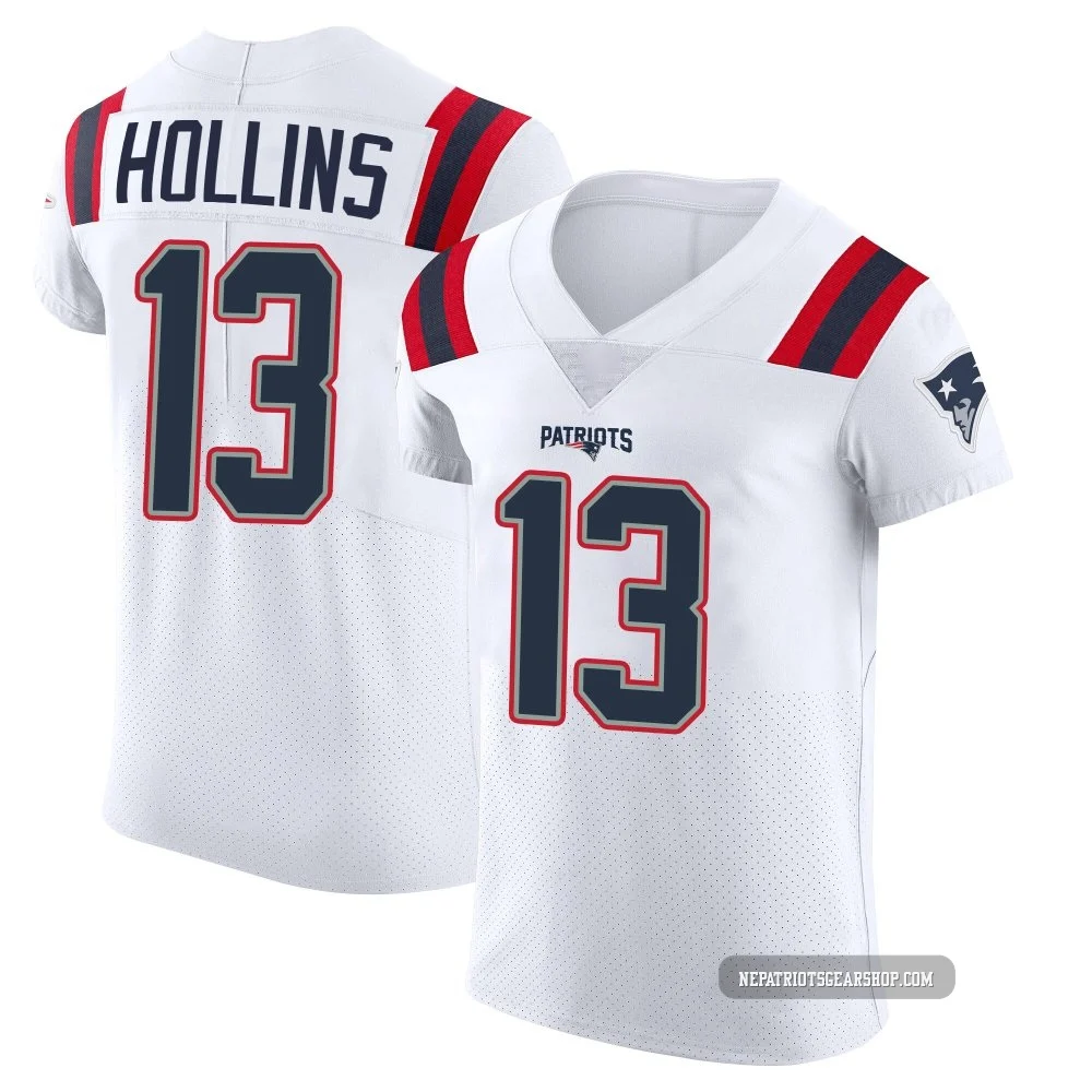 Mack Hollins ＃13 New England Patriots Elite Vapor Untouchable Jersey - Men's White