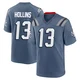 Mack Hollins ＃13 New England Patriots Game Storm 2025 Rivalries Collection Jersey - Youth Blue