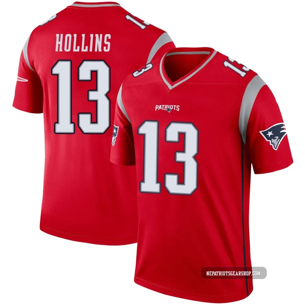 Mack Hollins ＃13 New England Patriots Legend Inverted Jersey - Youth Red