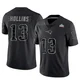 Mack Hollins ＃13 New England Patriots Limited Reflective Super Bowl LX Patch Jersey - Youth Black