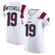 Malcolm Mitchell ＃19 New England Patriots Elite Vapor Untouchable Super Bowl LX Patch Jersey - Men's White