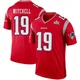 Malcolm Mitchell ＃19 New England Patriots Legend Inverted Super Bowl LX Patch Jersey - Men's Red
