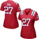 Marcellas Dial Jr. ＃27 New England Patriots Game Alternate Jersey - Women's Red