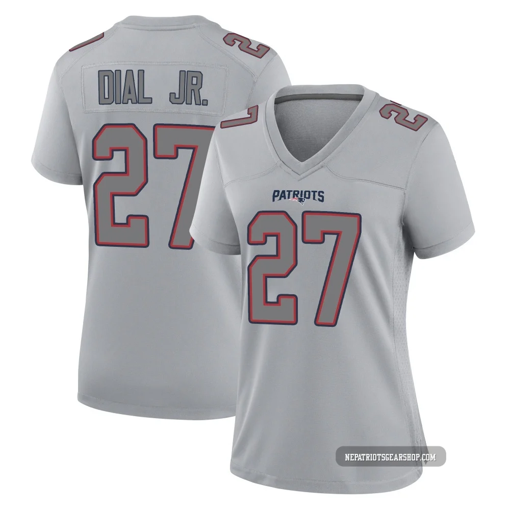 Marcellas Dial Jr. ＃27 New England Patriots Game Silver Atmosphere Fashion Jersey - Women's