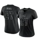 Marcellas Dial Jr. ＃27 New England Patriots Limited Reflective Jersey - Women's Black