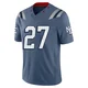 Marcellas Dial Jr. ＃27 New England Patriots Limited Storm 2025 Rivalries Collection Jersey - Men's Blue