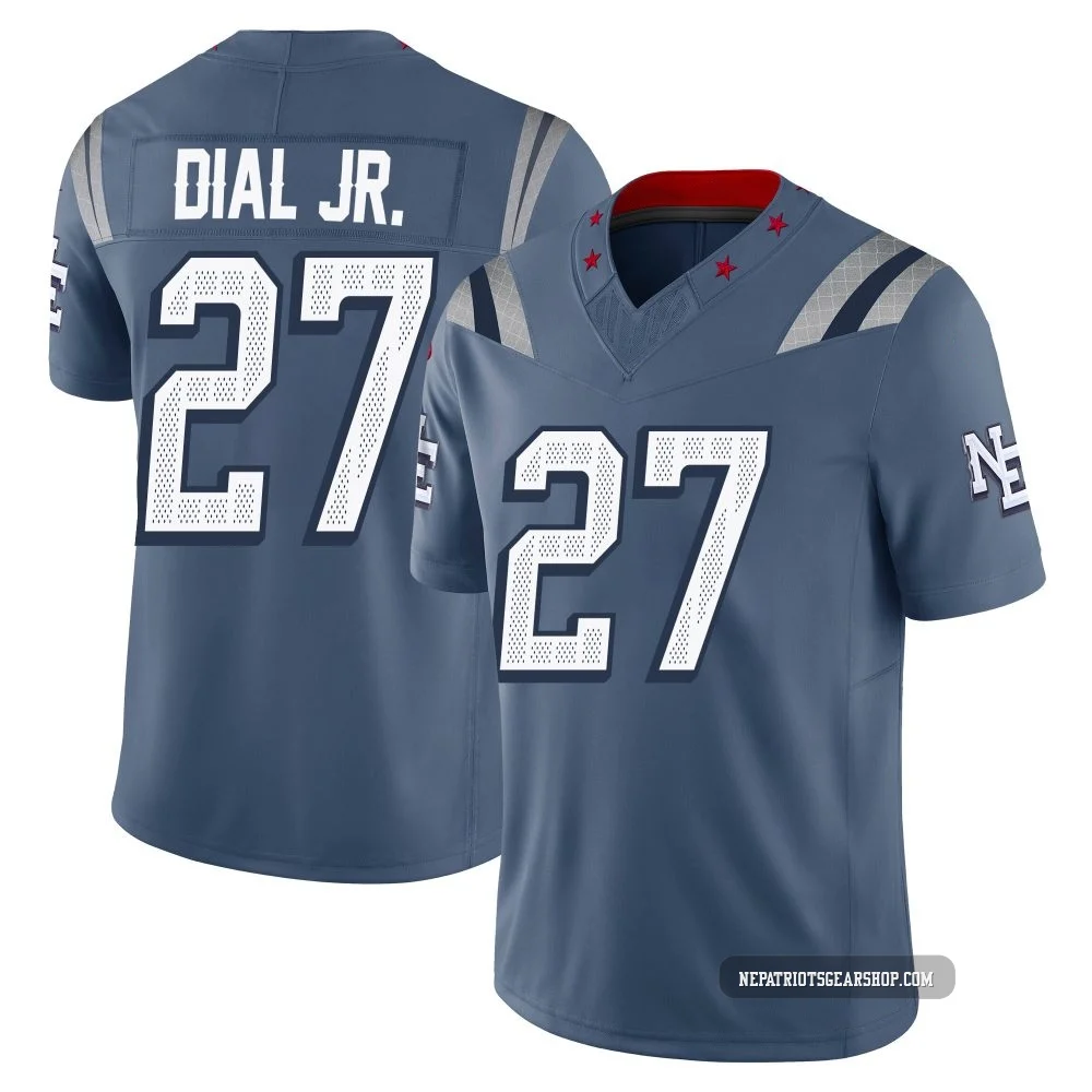 Marcellas Dial Jr. ＃27 New England Patriots Limited Storm 2025 Rivalries Collection Jersey - Youth Blue