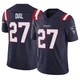 Marcellas Dial Jr. ＃27 New England Patriots Limited Vapor F.U.S.E. Jersey - Men's Navy