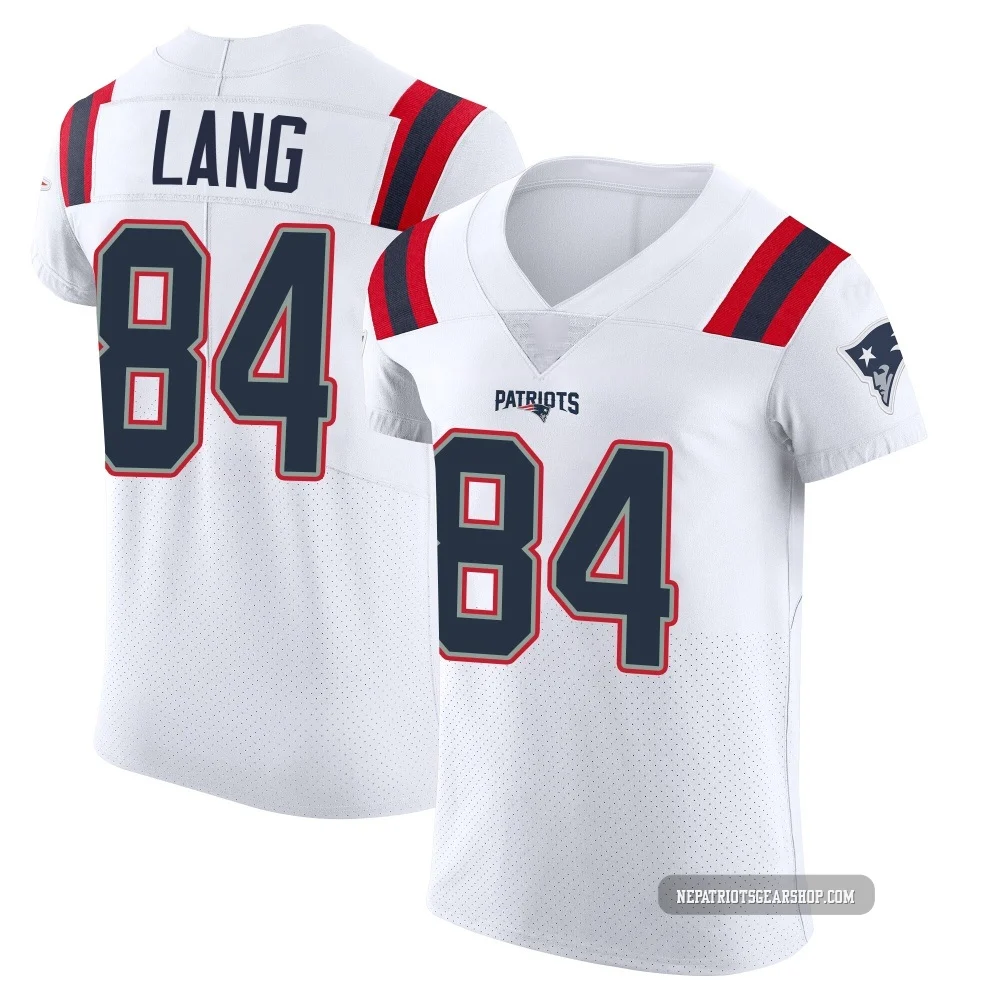 Marshall Lang ＃84 New England Patriots Elite Vapor Untouchable Jersey - Men's White