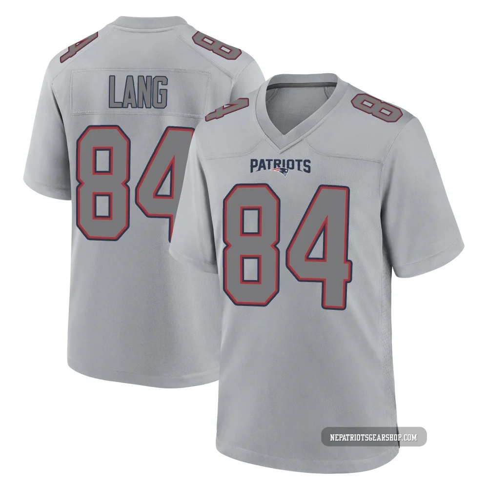 Marshall Lang ＃84 New England Patriots Game Silver Atmosphere Fashion Jersey - Men's