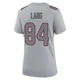 Marshall Lang ＃84 New England Patriots Game Silver Atmosphere Fashion Jersey - Women's