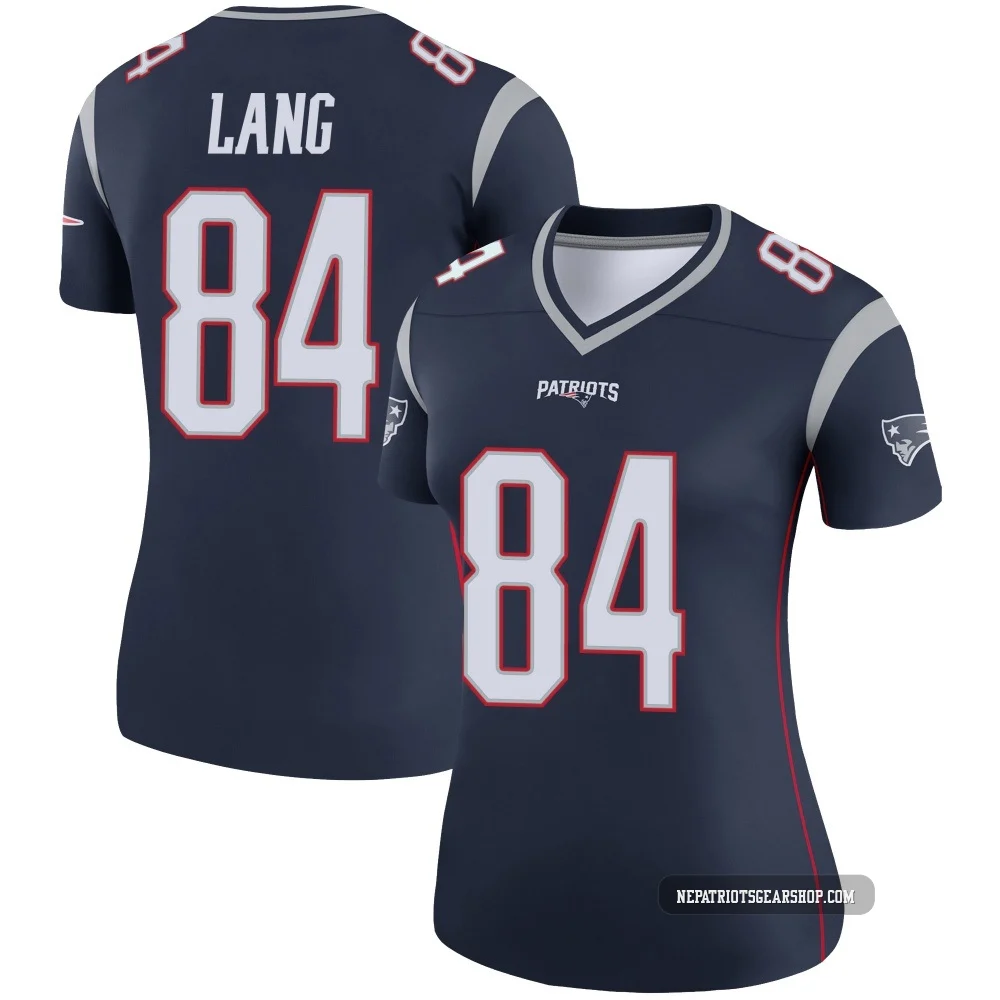 Marshall Lang ＃84 New England Patriots Legend Jersey - Women's Navy