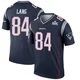 Marshall Lang ＃84 New England Patriots Legend Super Bowl LX Patch Jersey - Men's Navy
