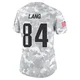 Marshall Lang ＃84 New England Patriots Limited 2024 Salute to Service Jersey - Women's Arctic Camo