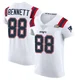 Martellus Bennett ＃88 New England Patriots Elite Vapor Untouchable Super Bowl LX Patch Jersey - Men's White