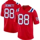 Martellus Bennett ＃88 New England Patriots Game Alternate Super Bowl LX Patch Jersey - Youth Red