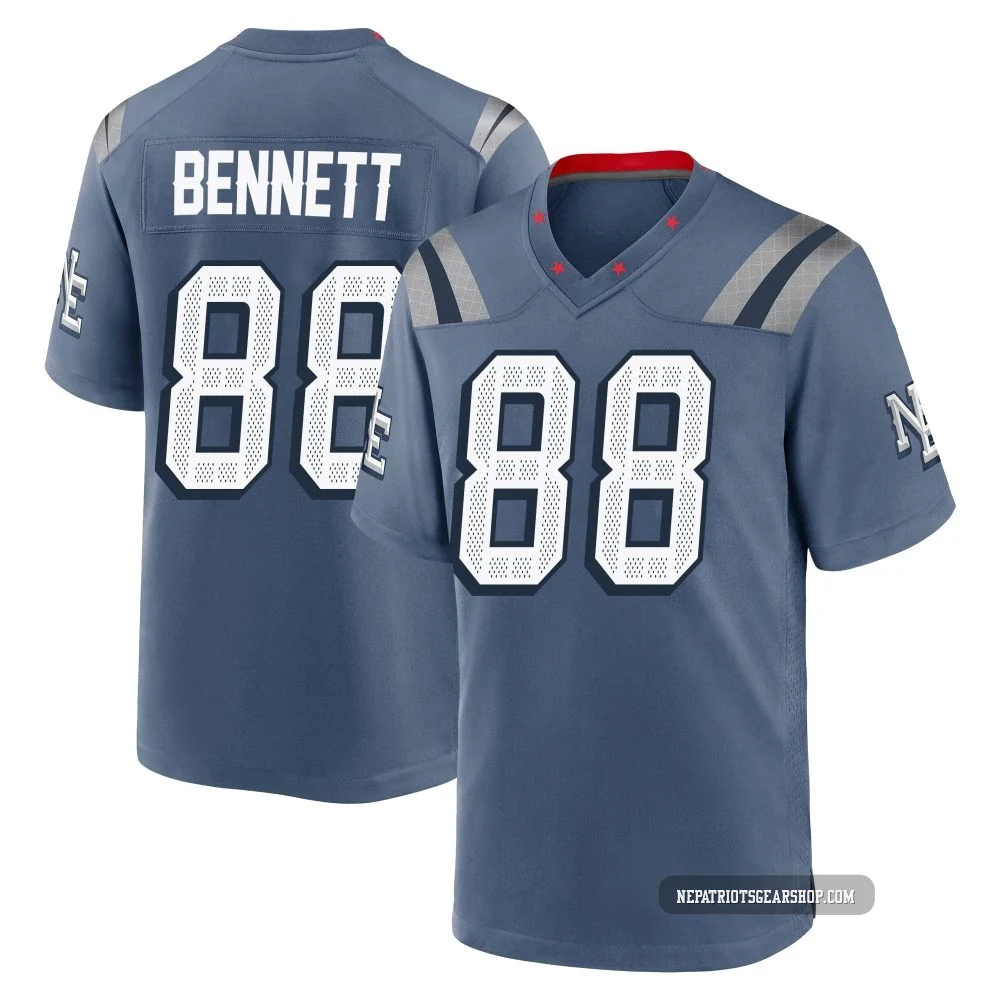 Martellus Bennett ＃88 New England Patriots Game Storm 2025 Rivalries Collection Jersey - Men's Blue