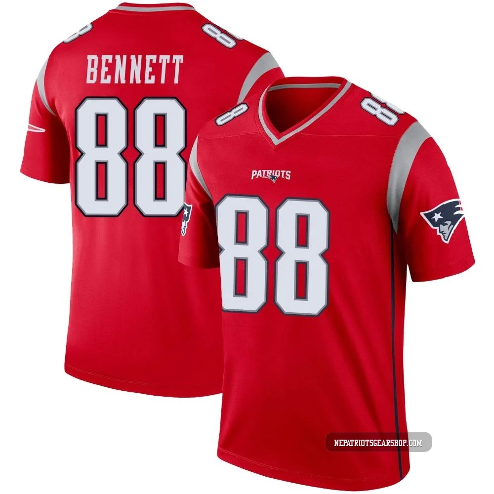 Martellus Bennett ＃88 New England Patriots Legend Inverted Jersey - Men's Red