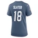 Matthew Slater ＃18 New England Patriots Game Storm 2025 Rivalries Collection Jersey - Women's Blue