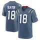 Matthew Slater ＃18 New England Patriots Game Storm 2025 Rivalries Collection Jersey - Youth Blue