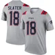 Matthew Slater ＃18 New England Patriots Legend Inverted Jersey - Youth Gray