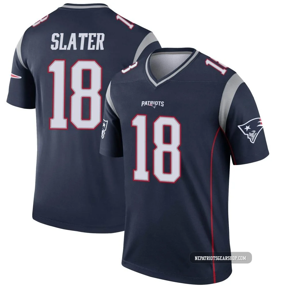 Matthew Slater ＃18 New England Patriots Legend Jersey - Youth Navy