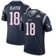 Matthew Slater ＃18 New England Patriots Legend Super Bowl LX Patch Jersey - Youth Navy