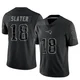 Matthew Slater ＃18 New England Patriots Limited Reflective Jersey - Youth Black