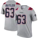 Mehki Butler ＃63 New England Patriots Legend Inverted Jersey - Youth Gray