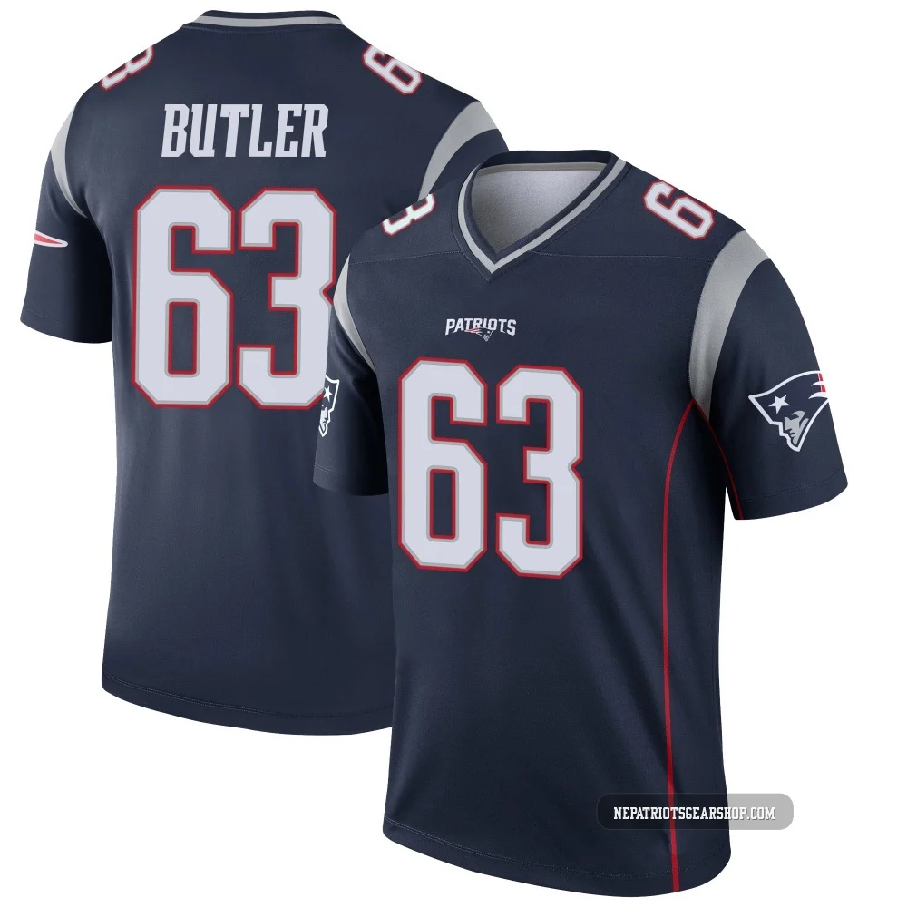 Mehki Butler ＃63 New England Patriots Legend Jersey - Men's Navy