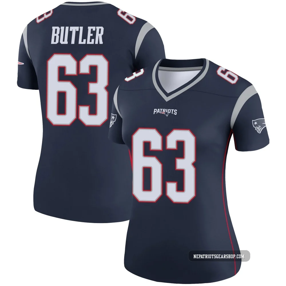 Mehki Butler ＃63 New England Patriots Legend Jersey - Women's Navy