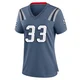Mike Brown ＃33 New England Patriots Game Storm 2025 Rivalries Collection Jersey - Women's Blue