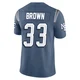 Mike Brown ＃33 New England Patriots Limited Storm 2025 Rivalries Collection Jersey - Youth Blue