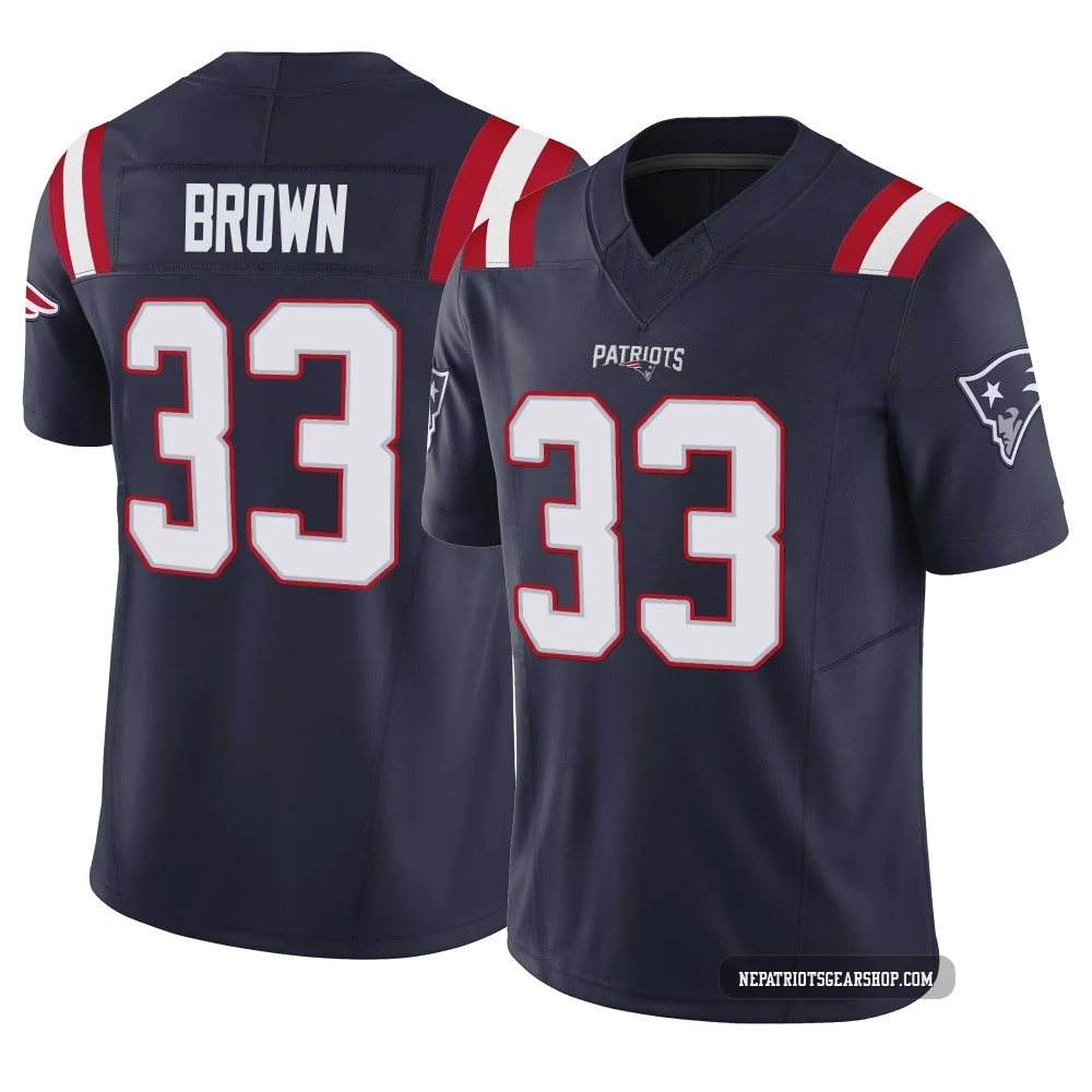 Mike Brown ＃33 New England Patriots Limited Vapor F.U.S.E. Jersey - Youth Navy