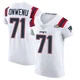 Mike Onwenu ＃71 New England Patriots Elite Vapor Untouchable Super Bowl LX Patch Jersey - Men's White