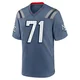 Mike Onwenu ＃71 New England Patriots Game Storm 2025 Rivalries Collection Jersey - Men's Blue