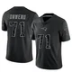 Mike Onwenu ＃71 New England Patriots Limited Reflective Jersey - Youth Black