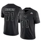 Mike Onwenu ＃71 New England Patriots Limited Reflective Super Bowl LX Patch Jersey - Youth Black
