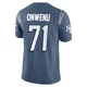 Mike Onwenu ＃71 New England Patriots Limited Storm 2025 Rivalries Collection Jersey - Men's Blue