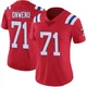 Mike Onwenu ＃71 New England Patriots Limited Vapor Untouchable Alternate Jersey - Women's Red